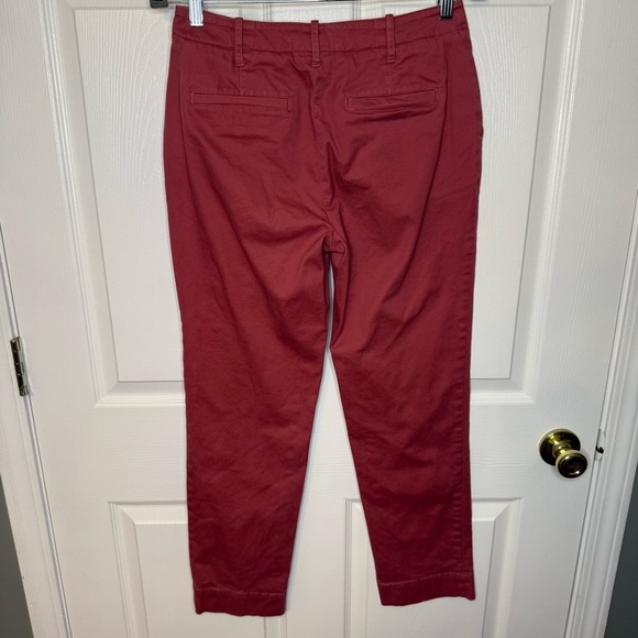 Brooks Brothers Women's Red Straight Leg Chino Pants Size 4 GUC - Picture 3 of 6